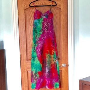 Maxi multicolored dress